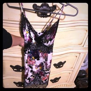 Bebe Floral mini dress